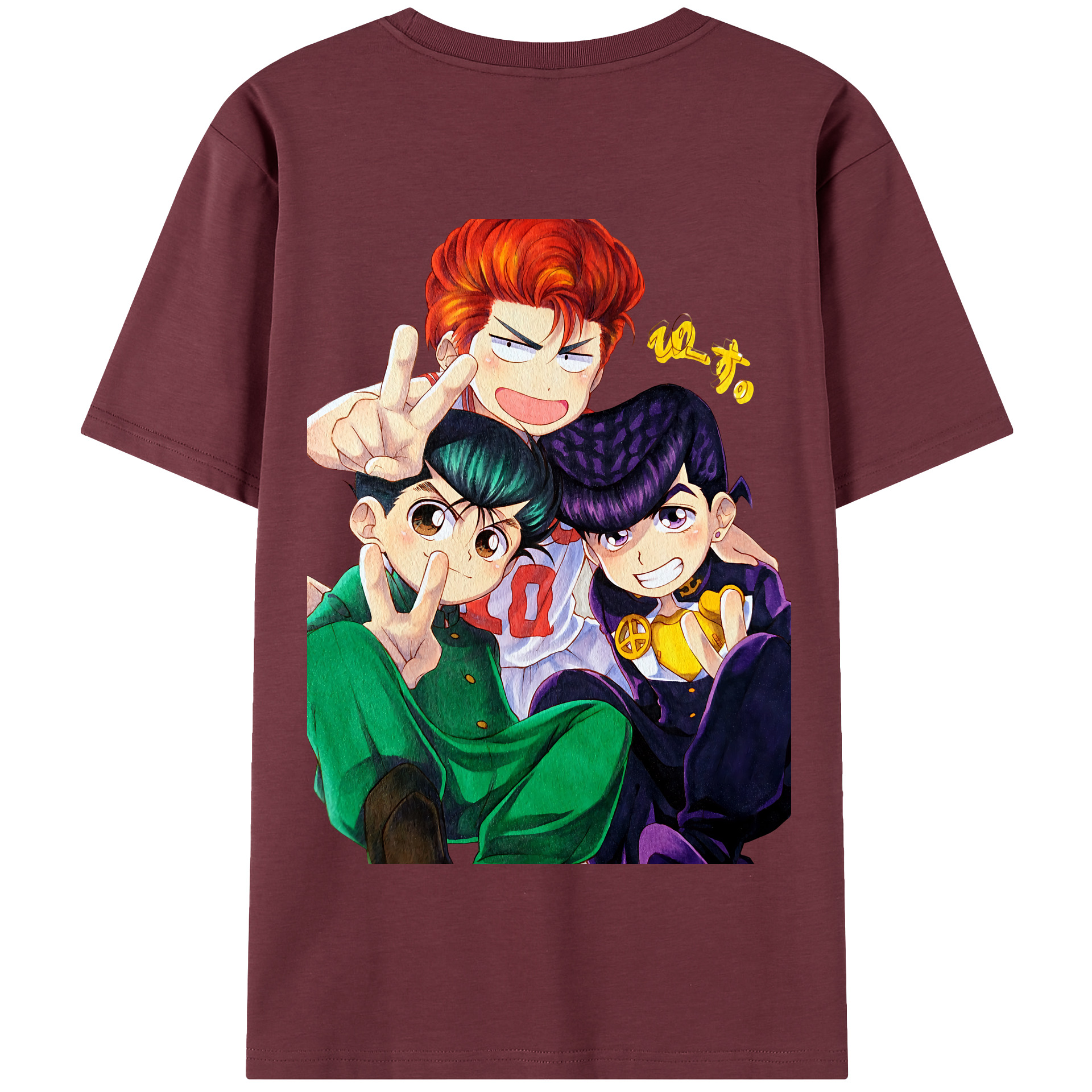 SLAM DUNK／スラムダンク 綿100％半袖Tシャツ（背面プリント）